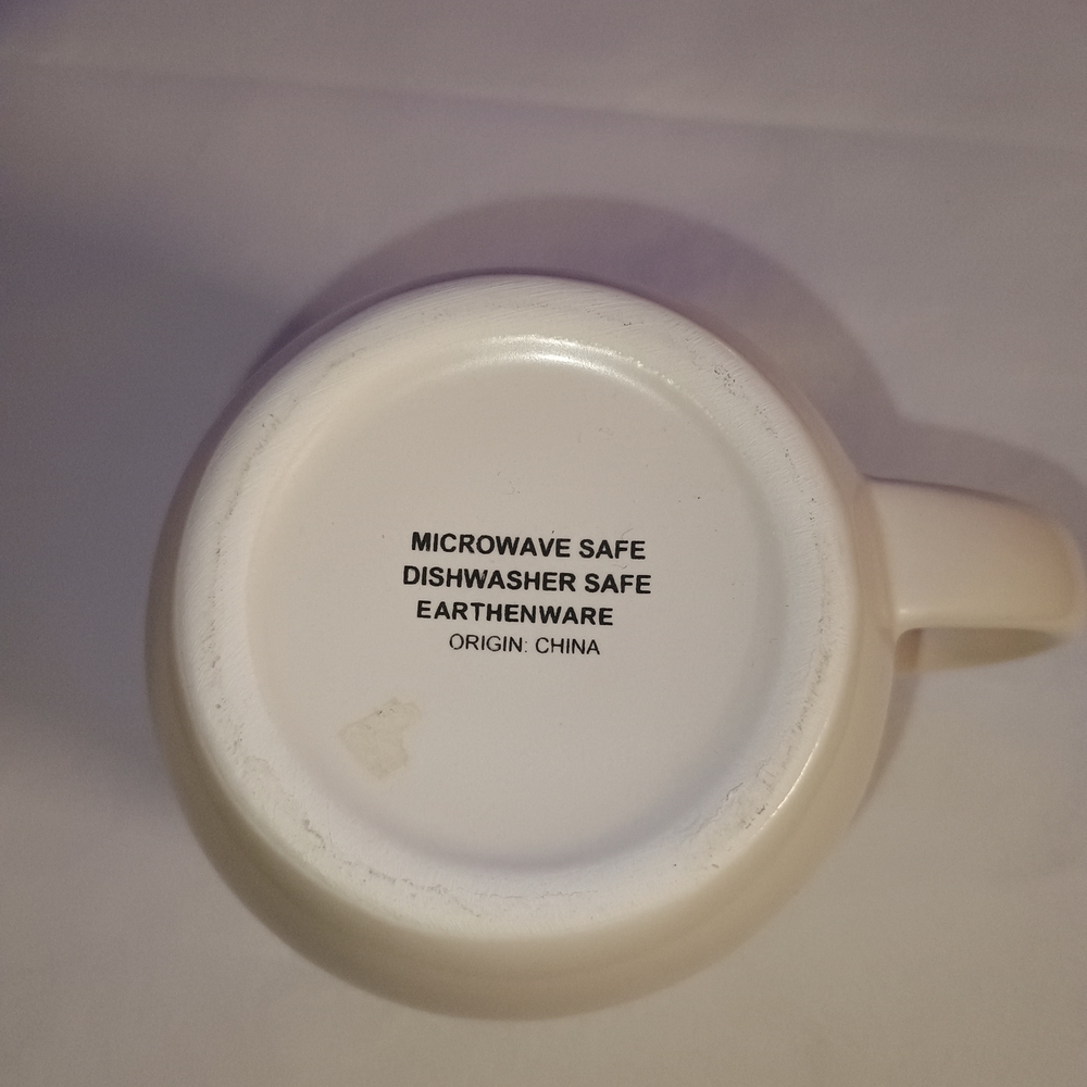 Early Riser White Mug - Picture 3 of 3